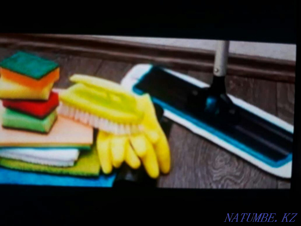 ?й жинаймыз уборка домов помещение квартиры Шымкент - изображение 4