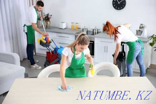 Cleaning of apartments. Domov. Offices. Cleaning. Window washing. Almaty - photo 3