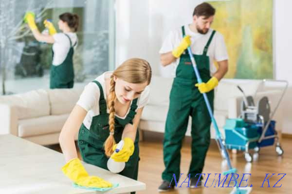 Cleaning of apartments. Domov. Offices. Cleaning. Window washing. Almaty - photo 4