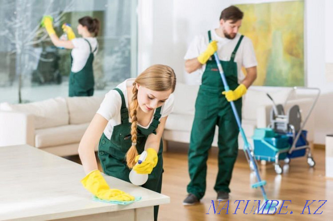 The cleaning company provides its cleaning services Shymkent - photo 1