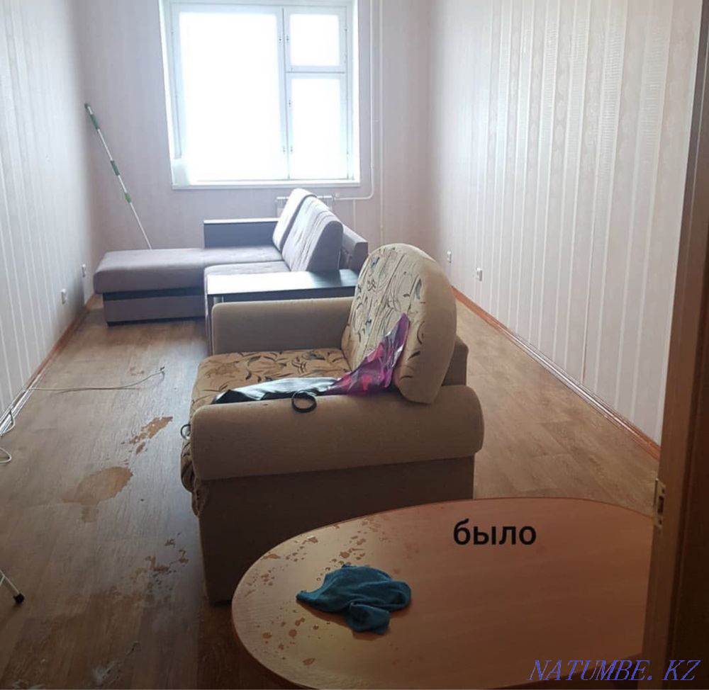 Тазалық Жөндеуден кейін пәтерлерді жалпы тазалау  Астана - изображение 4