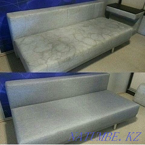 Dry-cleaning of furniture cleaning of a sofa of sofas chairs of mattresses of carpets of Almaty Almaty - photo 4