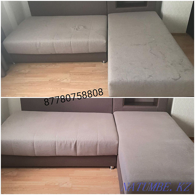 Dry-cleaner, Cleaning of upholstered furniture, sofas, mattress, sofas in Astana. Astana - photo 5