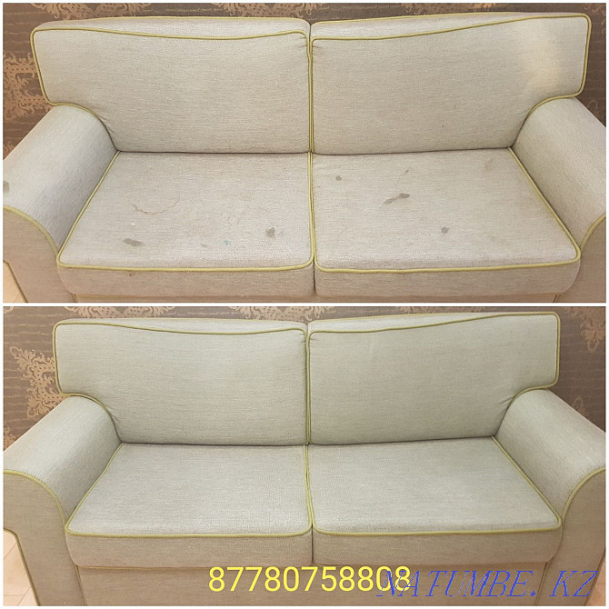 Dry-cleaner, Cleaning of upholstered furniture, sofas, mattress, sofas in Astana. Astana - photo 4