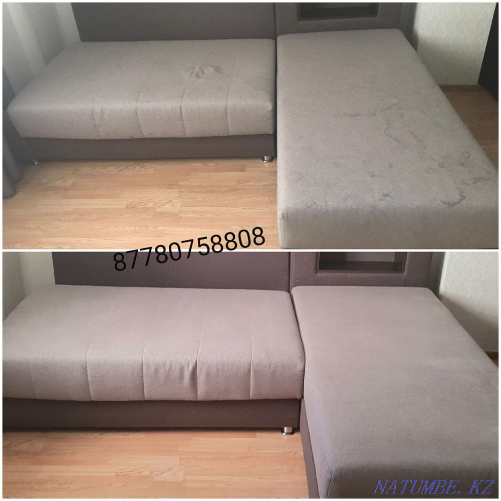 Химчистка, Чистка мягкой мебели,диванов,матраса,диванов в Астане. Астана - изображение 5