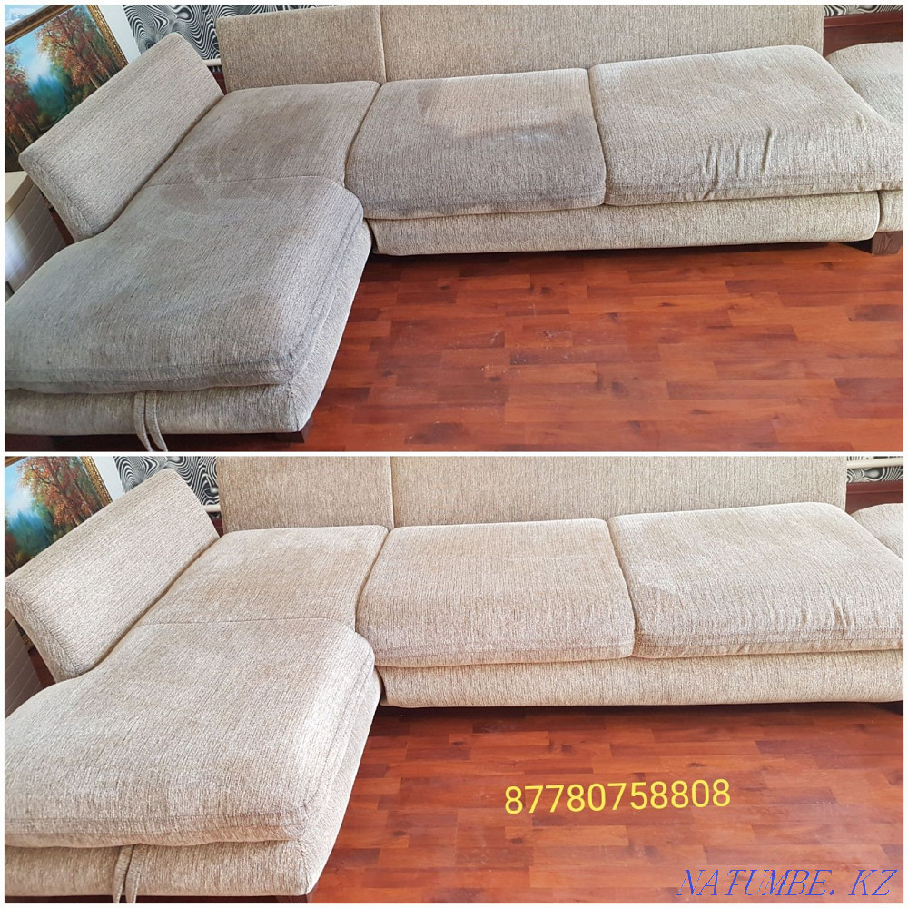 Химчистка, Чистка мягкой мебели,диванов,матраса,диванов в Астане. Астана - изображение 3