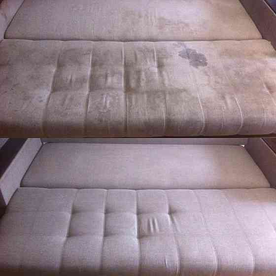 Глубокая химчистка диванов чистка дивана стульев матрасов кресло 2500  Алматы