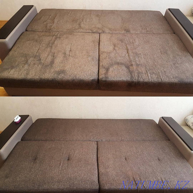 Deep dry cleaning of sofas cleaning of sofa chairs mattresses armchair 2500 Almaty - photo 2