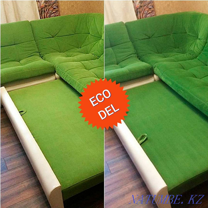 Dry cleaning of upholstered furniture of any upholstery Almaty - photo 2