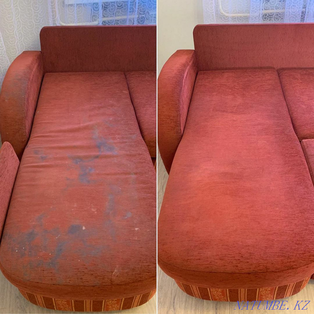 Sofa dry cleaning. Masters of their craft Guaranteed cleanliness Almaty - photo 3