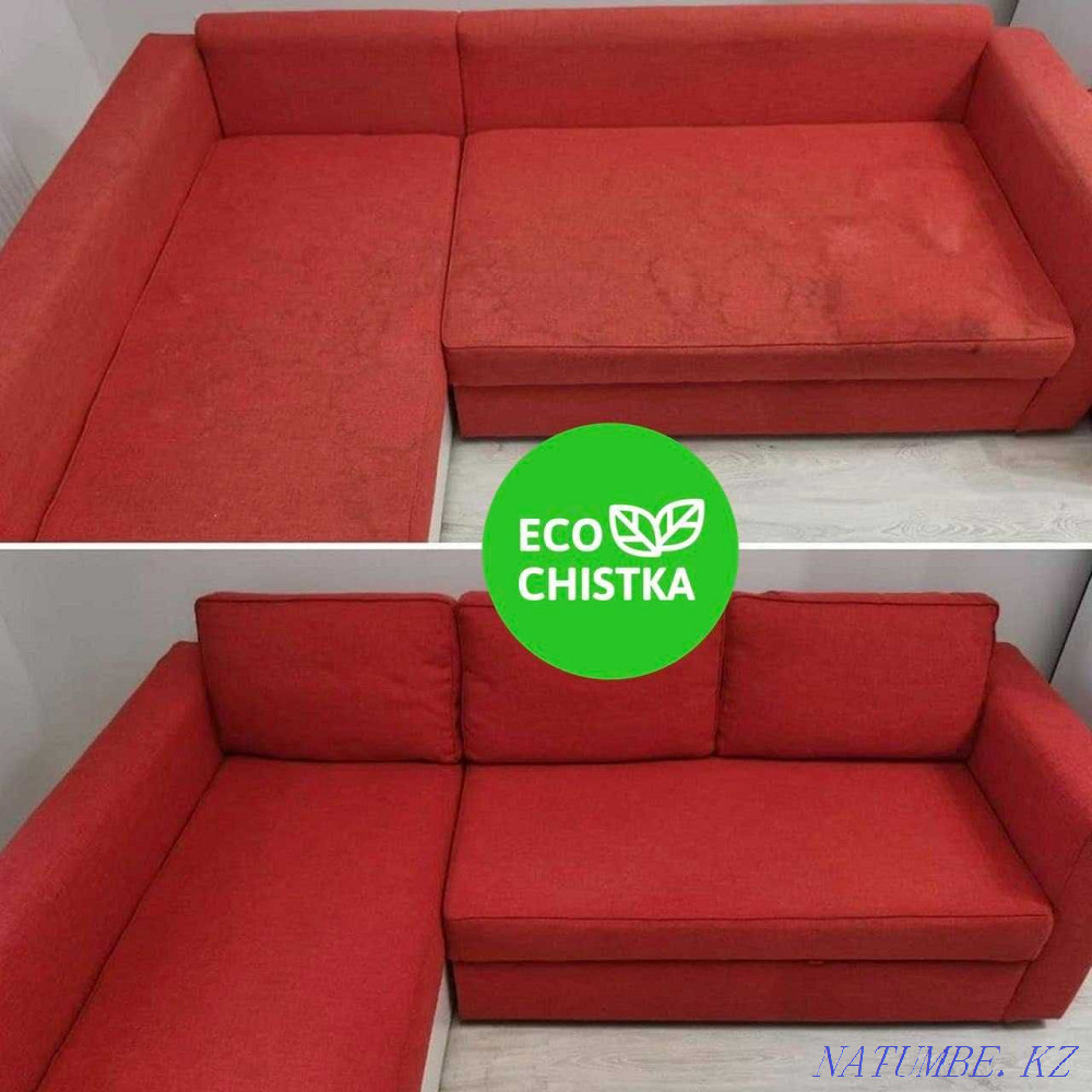 Dry cleaning of upholstered furniture sofa armchair chairs mattress ottoman Shymkent - photo 2