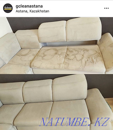 Dry cleaning of the sofa at home. Cleaning sofas mattresses carpets Astana - photo 4