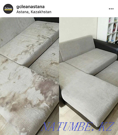 Химчистка чистка мебели , дивана , диванов , ковров , матраса стулья Астана - изображение 1