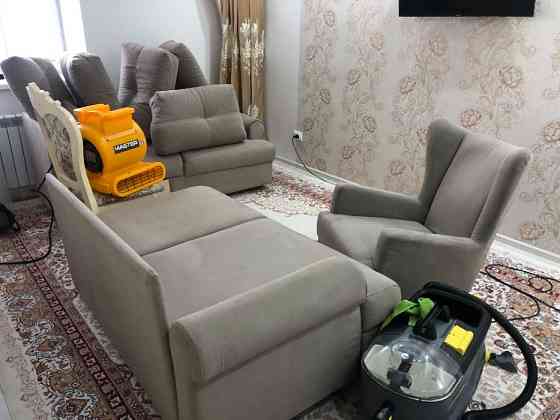 Химчистка мебели дивана матраса мягкой мебели!  Астана