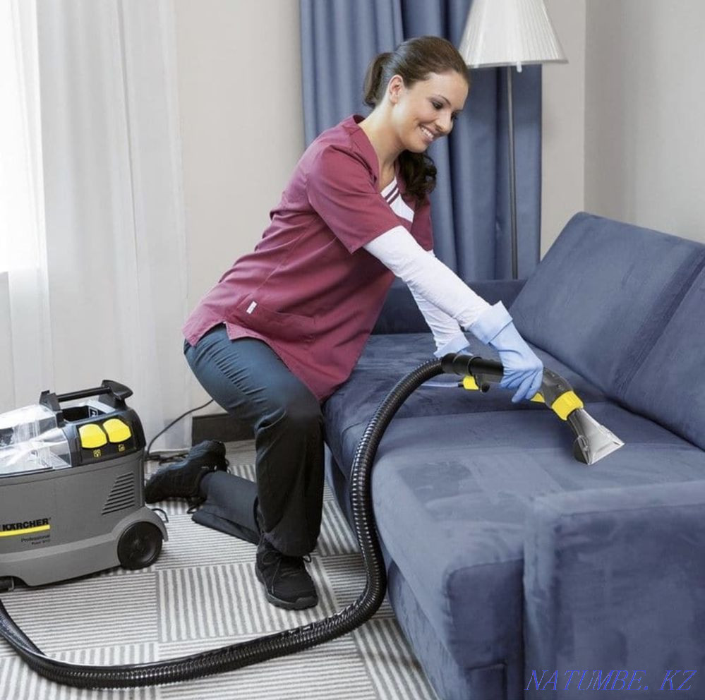 Жұмсақ жиһаздарды, кілемдерді, матрацтарды химиялық тазалау  Алматы - изображение 1