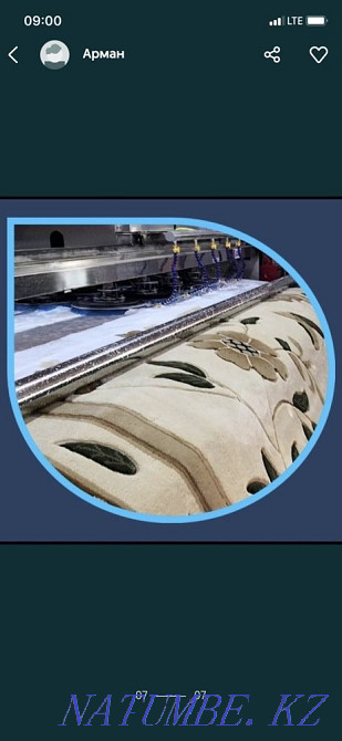 Кілемдер мен жұмсақ жиһаздарды кәсіби тазалау  - изображение 2