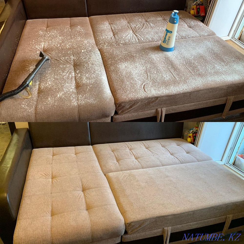 Sofa cleaning. 10% discount for large volume of work Almaty - photo 1