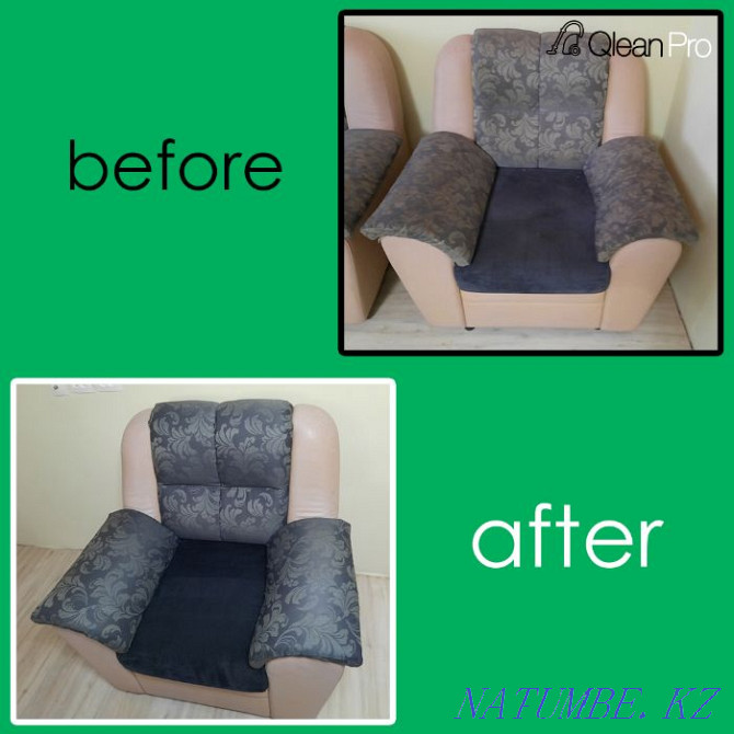 Профессиональная химчистка мягкой мебели/ковровых покрытий QleanPRO Караганда - изображение 1