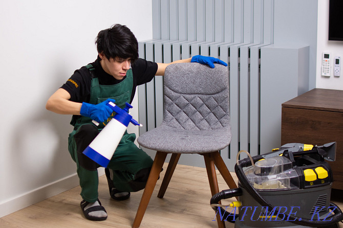 Professional dry cleaning of upholstered furniture / carpets QleanPRO Karagandy - photo 3