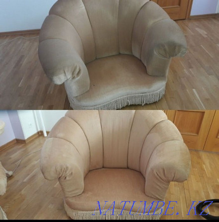 Dry cleaning of upholstered furniture and carpets, removal of unpleasant odors. Kostanay - photo 8
