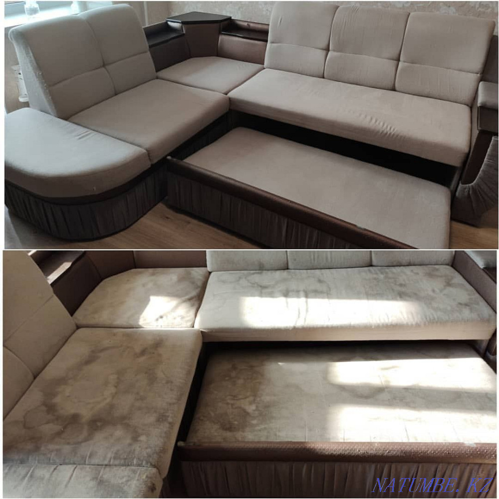 Қолжетімді бағада диванды химиялық тазалау. Бонус диванды дезинфекциялау  Алматы - изображение 2