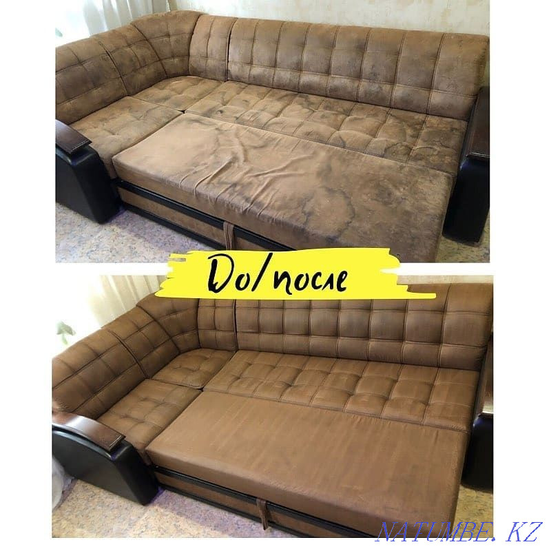 Dry cleaning cleaning sofas and sofas mattresses carpets chairs super price Almaty - photo 6