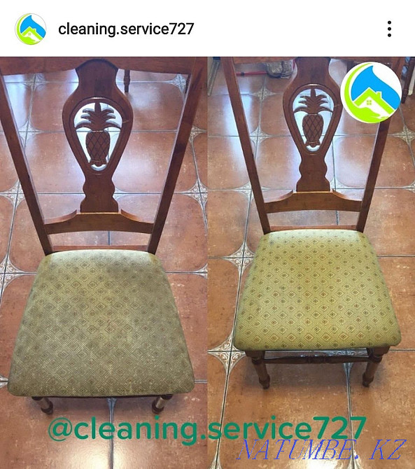 Жұмсақ жиһаздар мен матрацтарды химиялық тазалау , Пәтерлер мен кеңселерді тазалау  Алматы - изображение 3