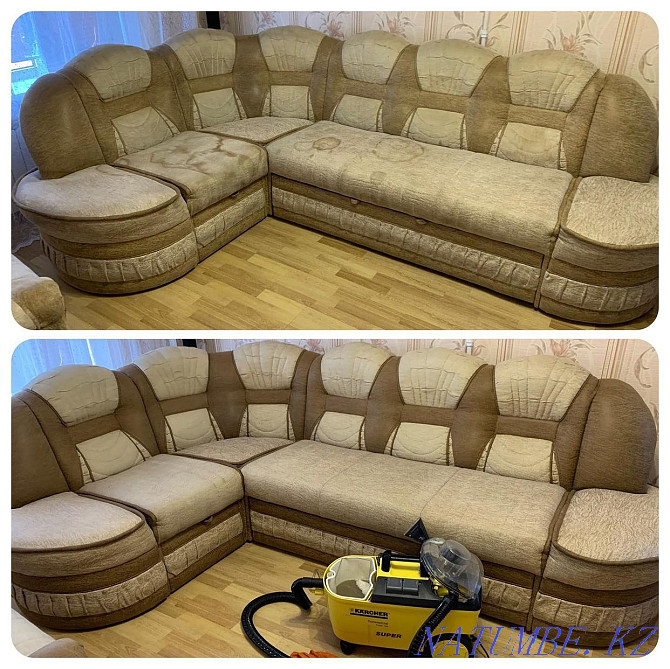 Dry cleaning of furniture, elimination of odors, removal of the most eaten stains Almaty - photo 3