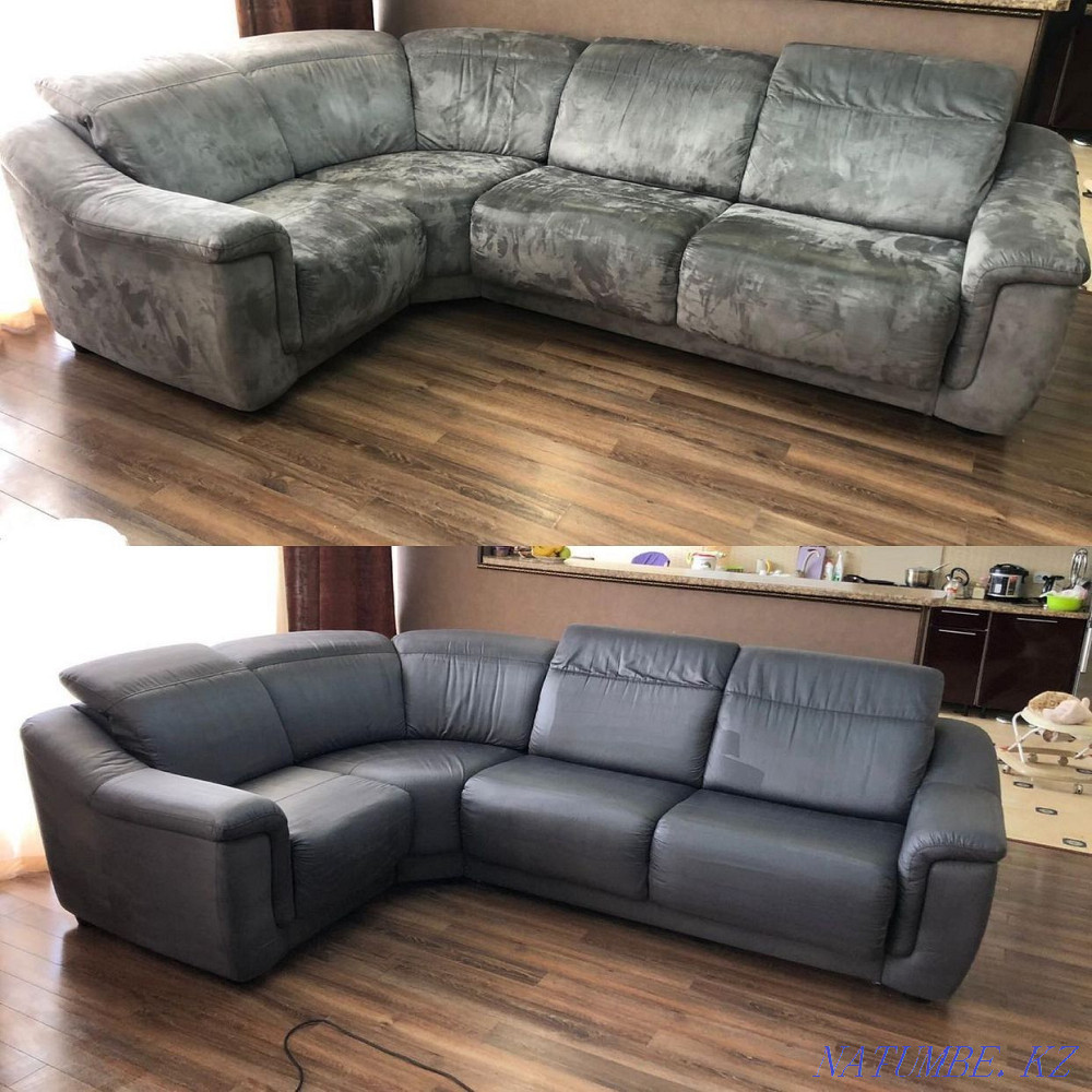 Жиһазды химиялық тазалау, иістерді кетіру, көп жеген дақтарды кетіру  Алматы - изображение 5