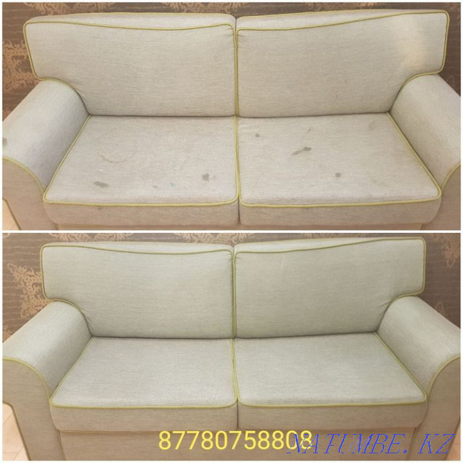 Dry cleaning of upholstered furniture, carpets, mattresses, sofas, sofas, armchairs Astana - photo 4