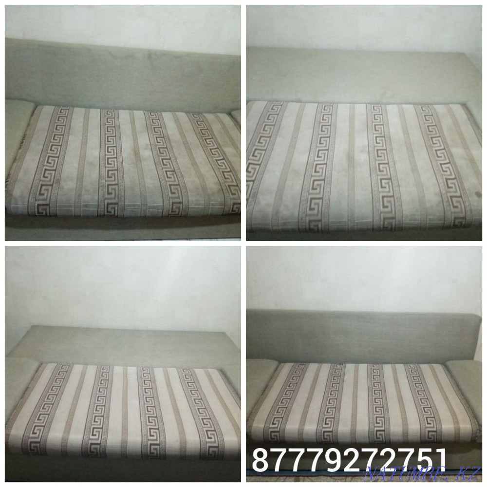 Dry cleaning of the sofa at home. Cleaning of furniture, mattresses, carpets. Petropavlovsk - photo 5