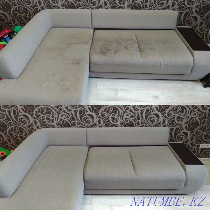 Sofa cleaning. Professional ECO cleaning of upholstered furniture Almaty - photo 2