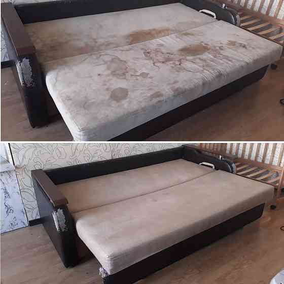 Химчистка чистка диванов и дивана матрасов Дезинфекция Бесплатное Almaty
