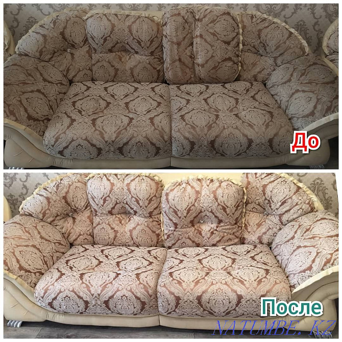 Dry cleaning cleaning of sofas and sofa mattresses Disinfection Free Almaty - photo 8