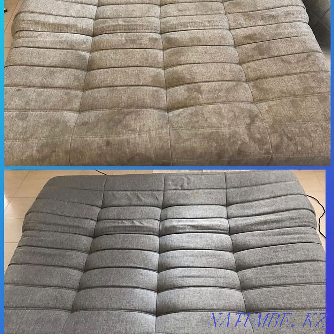 Dry cleaning cleaning of sofas and sofa mattresses Disinfection Free Almaty - photo 3