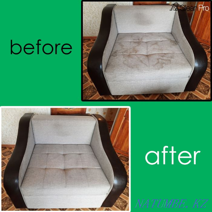 Чистка мягкой мебели кресла, стулья, матрасы, диваны, пуфики QleanPRO Караганда - изображение 6