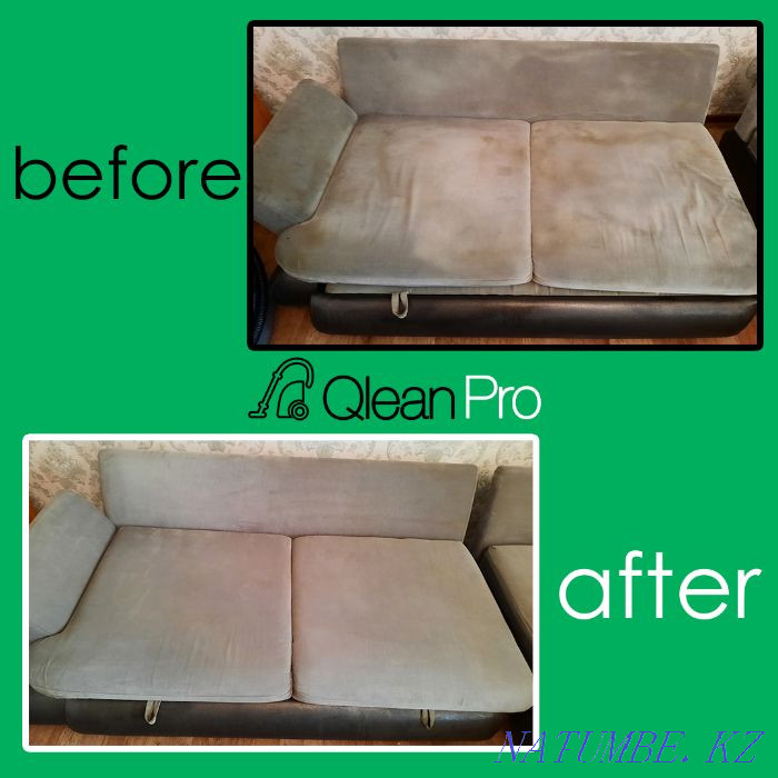 Чистка мягкой мебели кресла, стулья, матрасы, диваны, пуфики QleanPRO Караганда - изображение 4