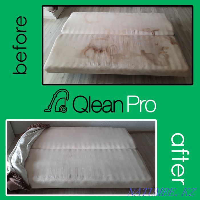 Чистка мягкой мебели кресла, стулья, матрасы, диваны, пуфики QleanPRO Караганда - изображение 2