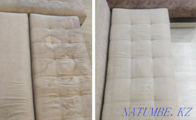 Cleaning of sofas, carpets, chairs, dry cleaning of upholstered furniture, sofa cleaning Astana - photo 8