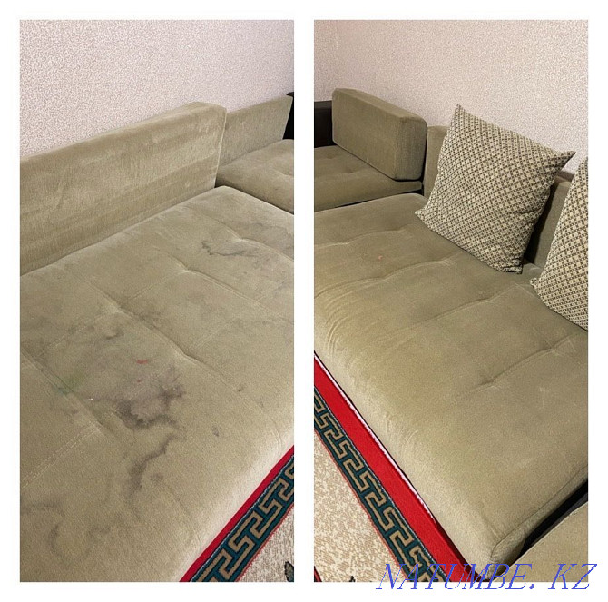 dry cleaning of sofas - upholstered furniture - mattress Astana - photo 5