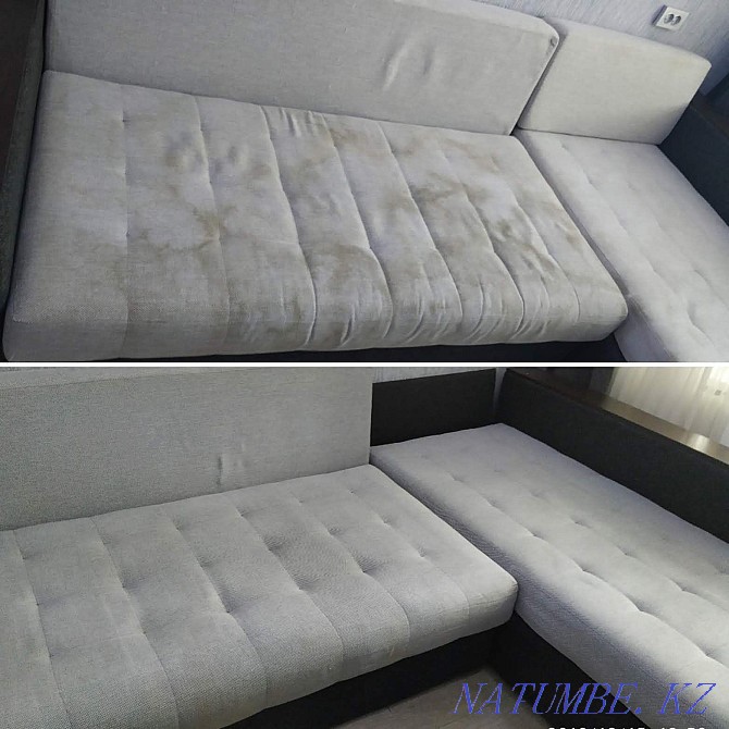 Dry cleaning services for upholstered furniture and carpets. 7 days a week Kostanay - photo 4