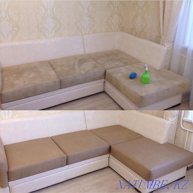 Dry cleaning of upholstered furniture, Reduced prices as much as possible Almaty - photo 3