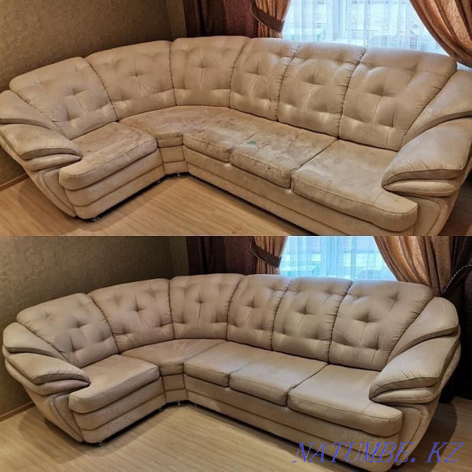 Dry cleaning of upholstered furniture, Reduced prices as much as possible Almaty - photo 2