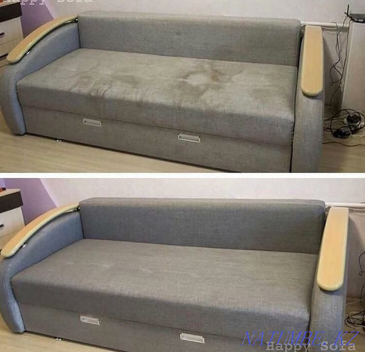 Dry Cleaning of Upholstered Furniture additional cleaning services. Disinfection Almaty - photo 4