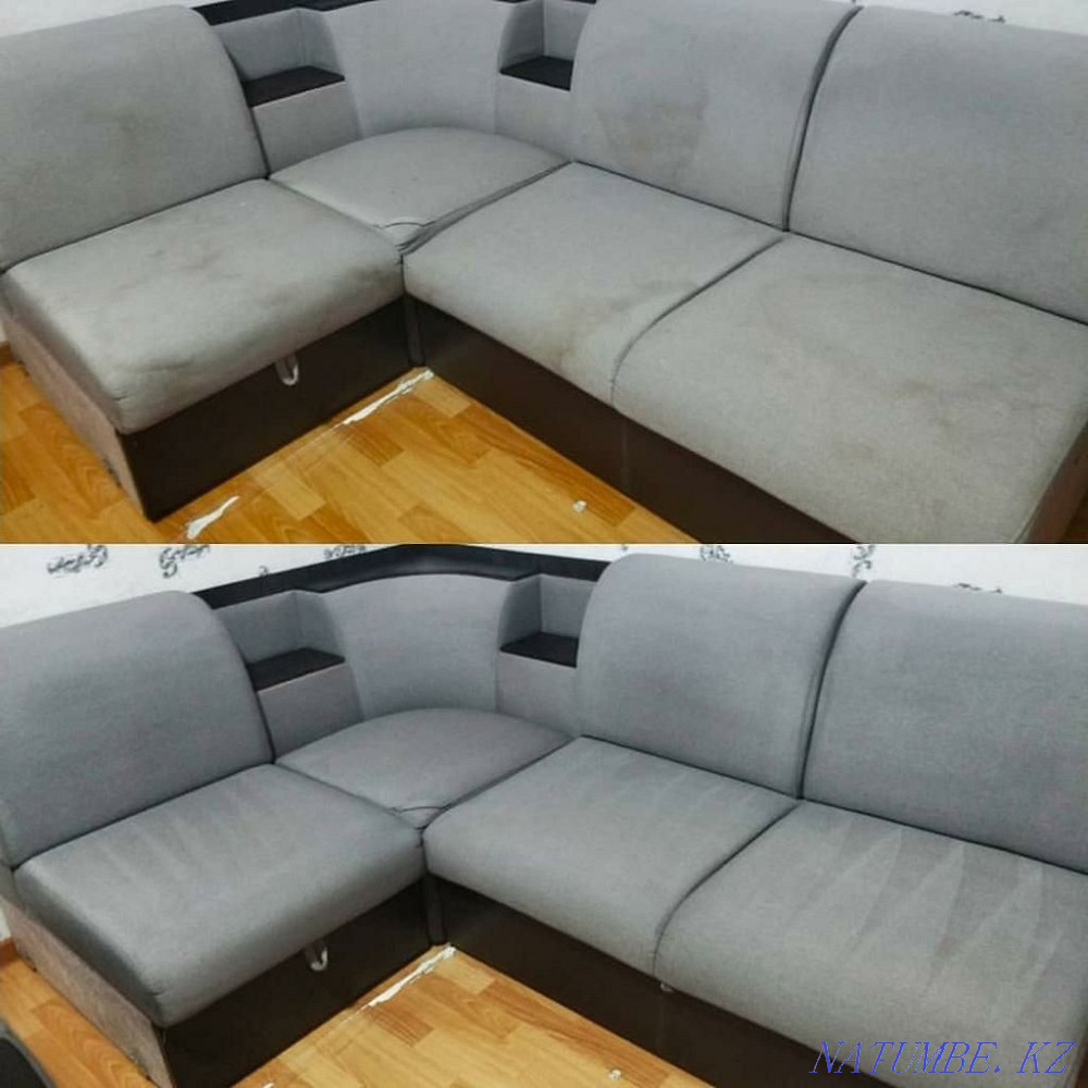 Dry Cleaning of Upholstered Furniture additional cleaning services. Disinfection Almaty - photo 2