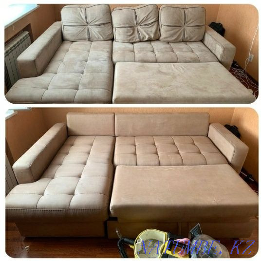 Dry Cleaning of Upholstered Furniture additional cleaning services. Disinfection Almaty - photo 1