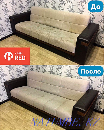 Dry cleaning of upholstered furniture (chairs, mattresses, sofas, etc.) with home visits Taraz - photo 2