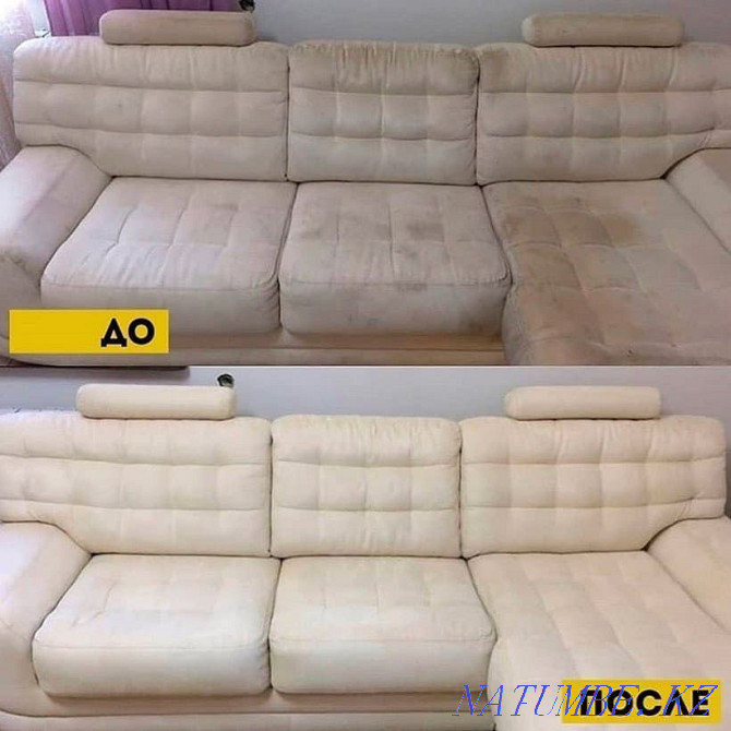 Dry cleaning of sofas chairs cleaning of sofa mattresses by a specialist Almaty - photo 6