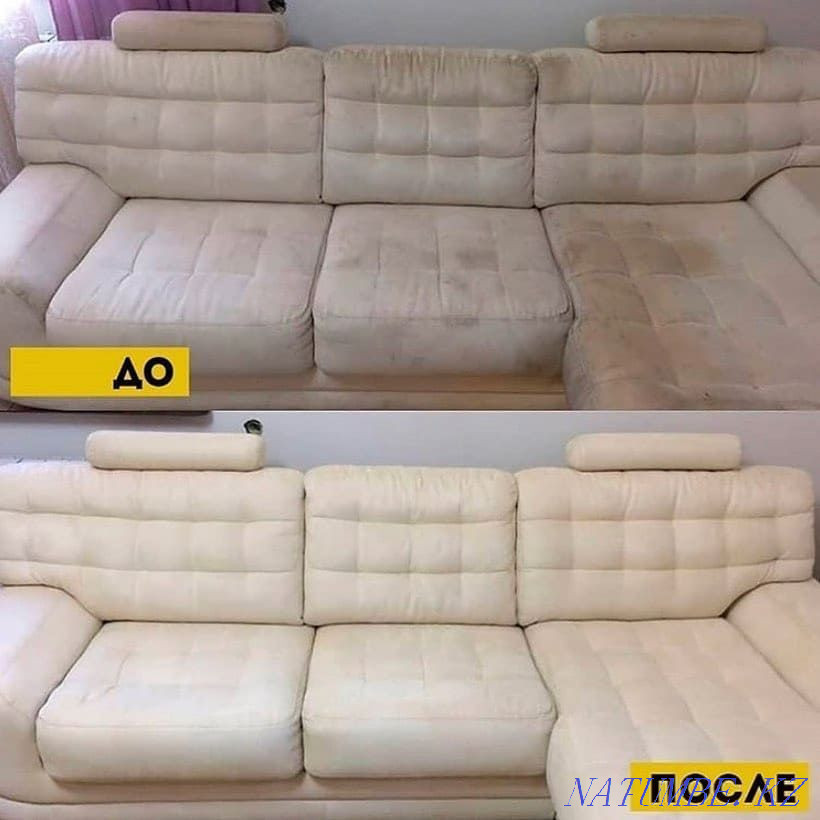 Dry cleaning of sofas chairs cleaning of sofa mattresses by a specialist Almaty - photo 6