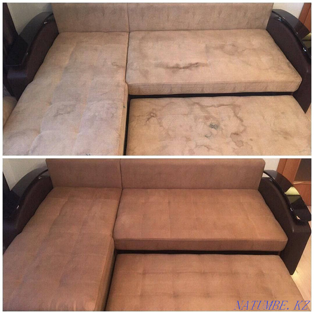 Dry cleaning of sofas chairs cleaning of sofa mattresses by a specialist Almaty - photo 3